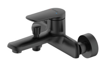 BRUNO μπαταρία τοίχου μπάνιου M31570-235H, αναμεικτική, μαύρη