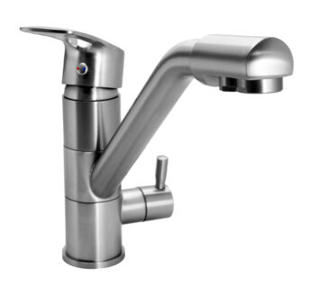 BRUNO μπαταρία πάγκου κουζίνας M54954-355N, τρίοδη, αναμεικτική, ασημί - Image 2