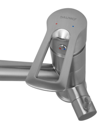 BRUNO μπαταρία πάγκου κουζίνας M54954-355N, τρίοδη, αναμεικτική, ασημί - Image 3