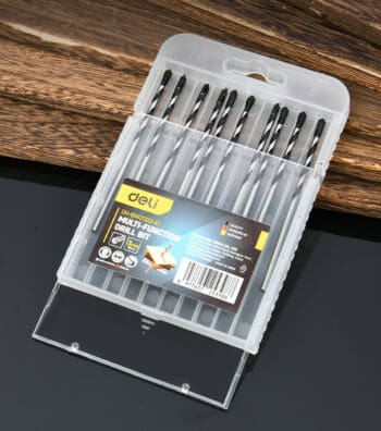 DELI σετ τρυπάνια DH-BWZ003-E1 για τοίχο/μέταλλο/ξύλο, 3x80mm, 10τμχ - Image 2