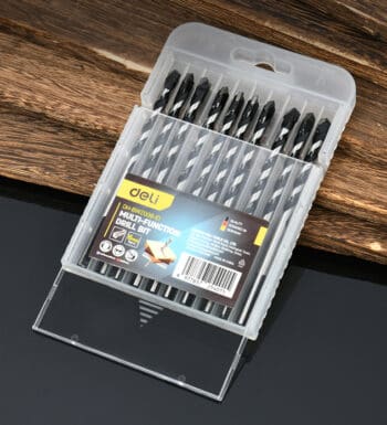 DELI σετ τρυπάνια DH-BWZ006-E1 για τοίχο/μέταλλο/ξύλο, 6x100mm, 10τμχ - Image 2