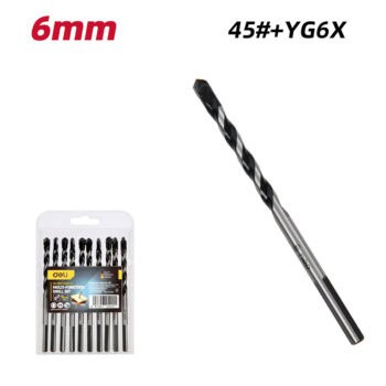 DELI σετ τρυπάνια DH-BWZ006-E1 για τοίχο/μέταλλο/ξύλο, 6x100mm, 10τμχ - Image 3