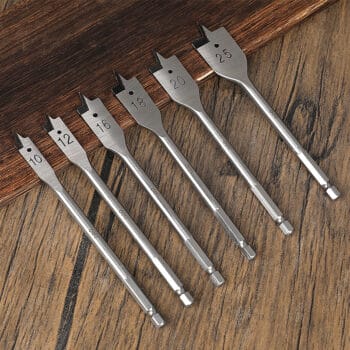 DELI σετ τρυπάνια φτερού DH-MBZ006-ED1 για ξύλο, χάλυβας άνθρακα, 10/12/16/18/20/25mm, εξάγωνο, 6τμχ - Image 3