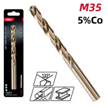 DELI τρυπάνι DH-MHZ120-E2 για μέταλλο, M35 HSS, DIN 388, 12x151mm - Image 2