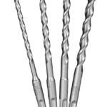 DELI σετ τρυπάνια DH-YCZ004-WD1 για τοίχο, 40Cr YG8, 6/8/10/12x160mm, SDS Plus, 4τμχ