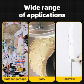 DELI σπάτουλα DL-HD1 με αντιολισθητική λαβή, ανοξείδωτο ατσάλι, 25mm - Image 3