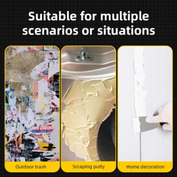 DELI σπάτουλα DL-HD2 με αντιολισθητική λαβή, ανοξείδωτο ατσάλι, 50mm - Image 3