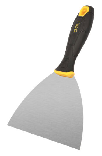 DELI σπάτουλα DL-HD6 με αντιολισθητική λαβή, ανοξείδωτο ατσάλι, 148mm