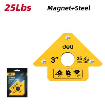 DELI μαγνητική γωνία συγκόλλησης DL-HDW25 με 45°/90°/135° γωνίες, 3", 11kg - Image 3