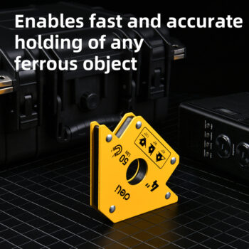 DELI μαγνητική γωνία συγκόλλησης DL-HDW50 με 45°/90°/135° γωνίες, 4", 22kg - Image 2