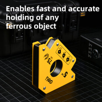 DELI μαγνητική γωνία συγκόλλησης DL-HDW75 με 45°/90°/135° γωνίες, 5", 34kg - Image 2