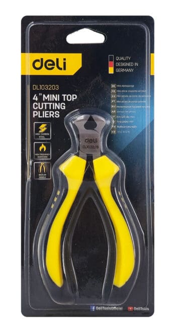 DELI τανάλια DL103203 με αντιολισθητικές λαβές, 100mm - Image 3