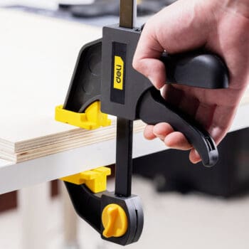 DELI σφιγκτήρας σκανδάλης DL110106 με μέγιστο άνοιγμα 150mm, μαύρος - Image 2