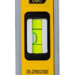 DELI αλφάδι DL290230 με 3 μάτια, πλαστικό, μαγνητικό, 23cm