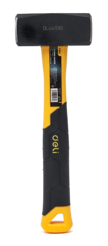 DELI βαριοπούλα DL447010 με αντιολισθητική Fiberglass λαβή, 1000gr, 275mm