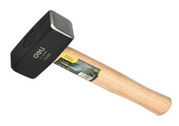 DELI βαριοπούλα DL448010 με ξύλινη λαβή, 1000gr, 270mm