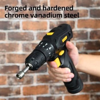 DELI σετ καρυδάκια DL4810T για δραπανοκατσάβιδο, μαγνητικά, 12mm, εξάγωνα, 3τμχ - Image 2