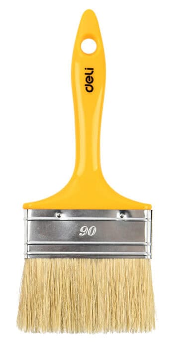 DELI πινέλο βαφής DL509138 με φυσικές τρίχες, πλαστική λαβή, 90mm