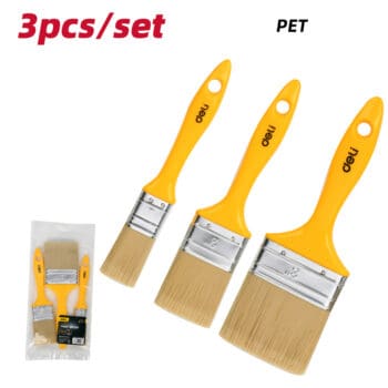 DELI σετ πινέλα βαφής DL509157 με συνθετικές τρίχες, πλαστική λαβή, 25/50/75mm, 3τμχ - Image 3