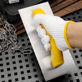 DELI σπάτουλα σοβατίσματος DL509309 με πλαστική λαβή, χάλυβας άνθρακα, 230x100mm - Image 2