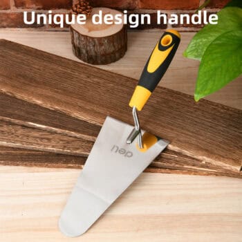 DELI μυστρί DL509323 με αντιολισθητική λαβή, ανοξείδωτο ατσάλι, 200mm - Image 2