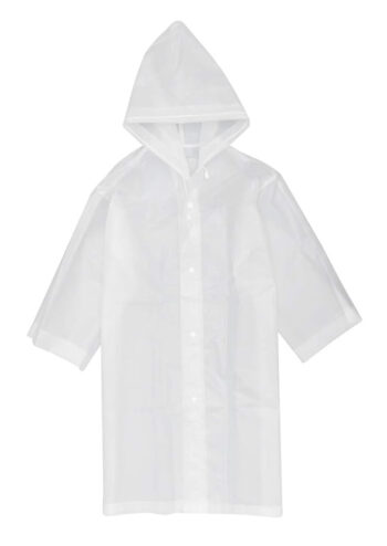 DELI αδιάβροχη καμπαρντίνα DL553011 για παιδιά, 52x84cm, λευκή