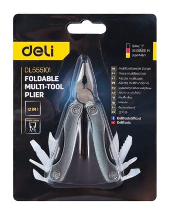 DELI πολυεργαλείο 12 σε 1 DL555101, πτυσσόμενο, 105mm - Image 3