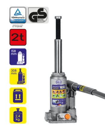 ALCA υδραυλικός γρύλος μπουκάλας 431020, έως 2 τόνοι, 31cm - Image 3