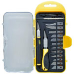 DELI σετ κοπίδια ακριβείας DL-DP1 με θήκη, 16τμχ