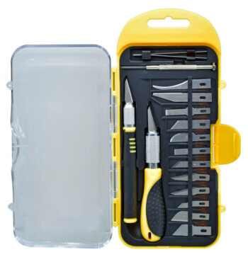 DELI σετ κοπίδια ακριβείας DL-DP1 με θήκη, 16τμχ