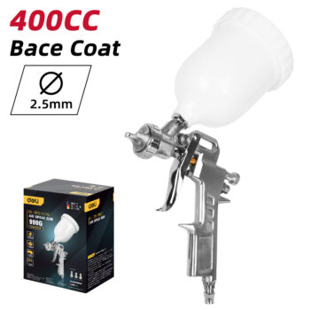 DELI πιστόλι βαφής αέρος άνω δοχείου DL-QPQ-990G, 600cc, 1.5mm - Image 3