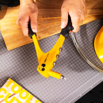 DELI πριτσιναδόρος χειρός DL236910 με αντιολισθητικές λαβές, 260mm - Image 2