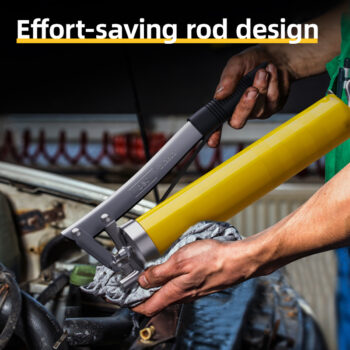 DELI γρασαδόρος χειρός DL2602 με εύκαμπτο σωλήνα, 400cc, 4500-6000psi - Image 2