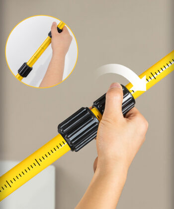 DELI βάση για γραμμικό αλφάδι laser DL332036, πτυσσόμενη, 1/4" & 5/8" σπείρωμα - Image 3