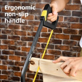 DELI πριόνι σιδήρου/ξύλου DL353012 με εργονομική λαβή, 300mm, 24 TPI - Image 2