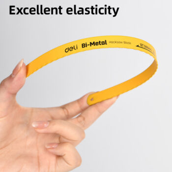 DELI σετ λάμες πριονιού σιδήρου/ξύλου DL353805A, 300mm, 18 TPI, 5τμχ - Image 2