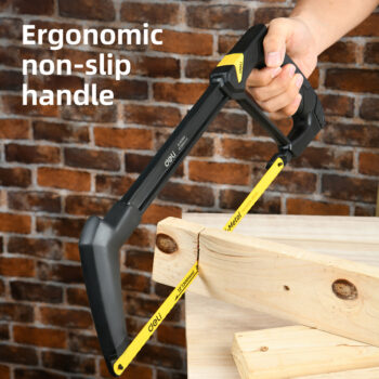 DELI πριόνι σιδήρου/ξύλου DL353812 με εργονομική λαβή, 300mm, 24 TPI - Image 2