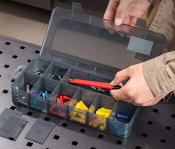 DELI ταμπακιέρα DL432304, 12 θέσεων, 26x13.5x4.4cm, πλαστική, μαύρη - Image 2