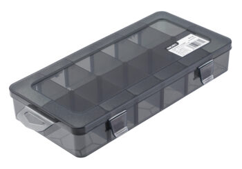 DELI ταμπακιέρα DL432304, 12 θέσεων, 26x13.5x4.4cm, πλαστική, μαύρη