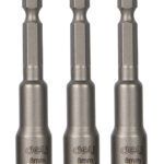 DELI σετ καρυδάκια DL4808T για δραπανοκατσάβιδο, μαγνητικά, 8mm, εξάγωνα, 3τμχ