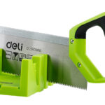 DELI πριόνι ξύλου DL580900 με φαλτσοκούτι, 300mm, 13 TPI