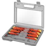 FIXPOINT σετ κατσαβίδια ηλεκτρολόγου 77113, με μόνωση 1000V, 8τμχ