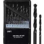 DELI σετ τρυπάνια DH-MHZ025-ED1 για σίδηρο HSS, 1-13mm, DIN 338, 25τμχ