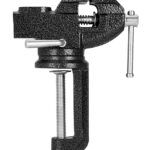 DELI μέγγενη πάγκου DL110080 με μέγιστο άνοιγμα 70mm, περιστρεφόμενη, μαύρη