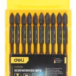 DELI μύτες κατσαβιδιού DL253202 για δράπανο, σταυρωτές, PH2x100mm, 10τμχ