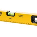 DELI αλφάδι DL290800 με 3 μάτια & χάρακα, μαγνητικό, 80cm