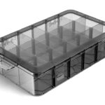 DELI ταμπακιέρα DL432306, 18 θέσεων, 27.5x19x4.4cm, πλαστική, μαύρη