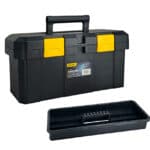 DELI εργαλειοθήκη DL432918, πλαστική, 42.5x23x19.5cm, μαύρη