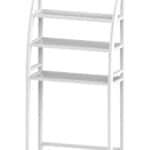 HOME USE ραφιέρα μπάνιου HUH-0222 με 3 ράφια, μεταλλική, 65x25x175cm, λευκή