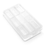KISTENBERG πλαστική ταμπακιέρα KKNO2010, 6 θέσεων, 180x90x35mm, διάφανη